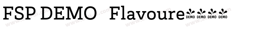 FSP DEMO   Flavoure字体转换